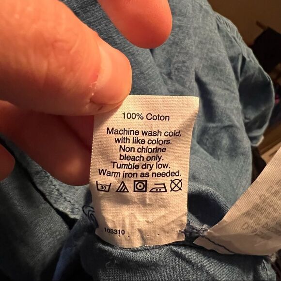 Madewell short sleeve off the shoulder top - Picture 7 of 10